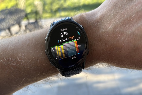 Thời lượng pin GPS đủ dài giúp ghi nhận trọn vẹn dữ liệu buổi chạy