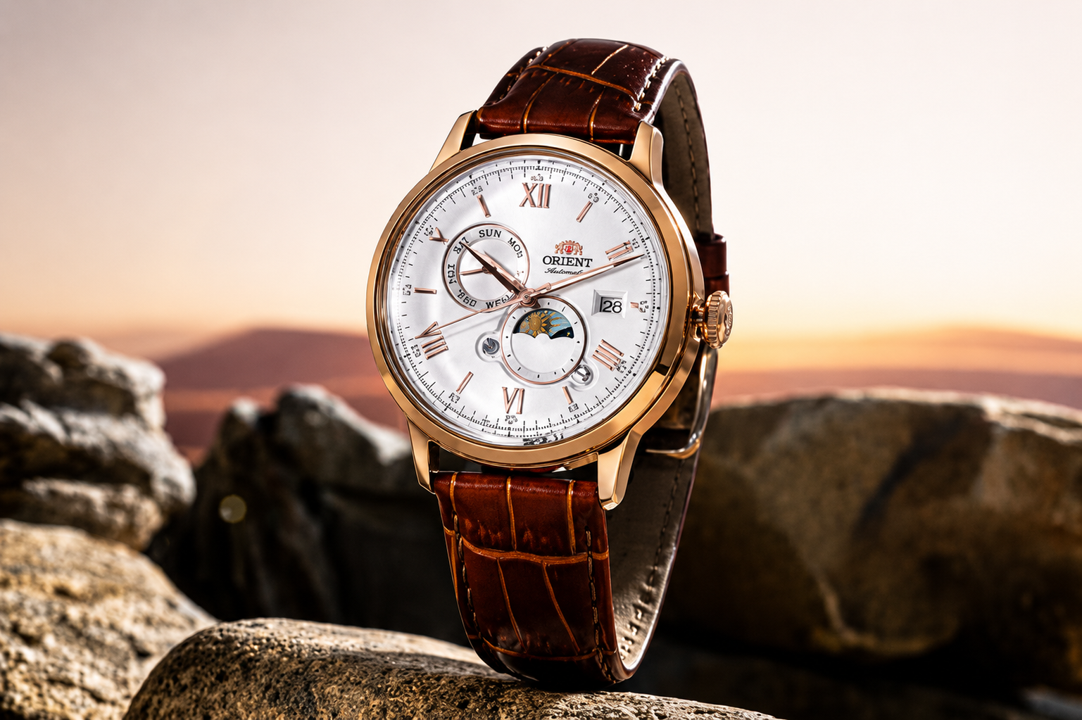 Orient Classic Sun and Moon RA-AK0801S30B