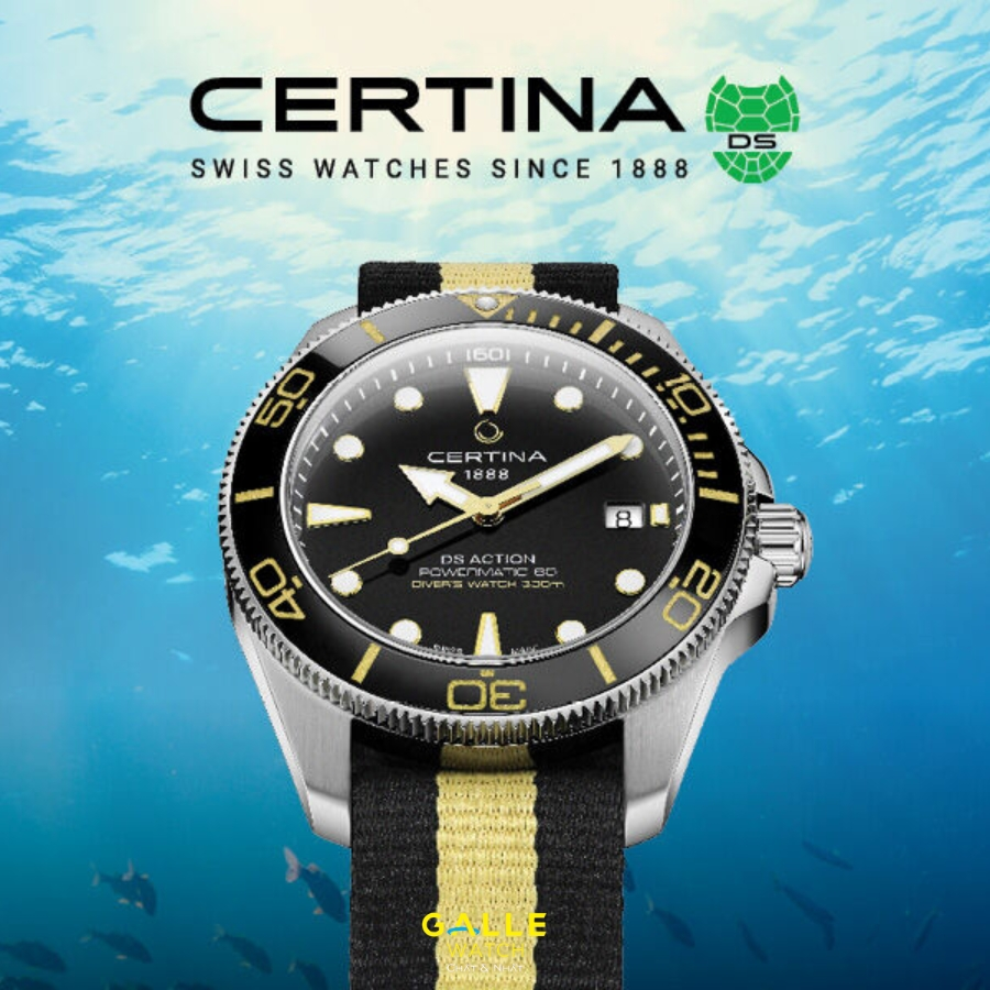 đồng hồ cơ nam chính hãng certina