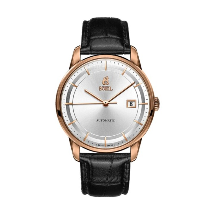 đồng hồ nam dây da cao cấp Ernest Borel GGR5690-212BK