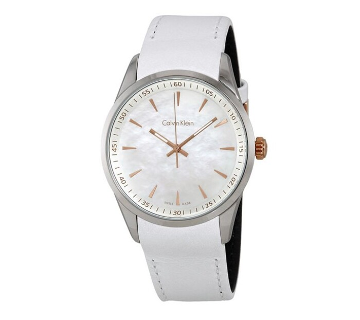 đồng hồ nam dây da Calvin Klein K5A31BLG