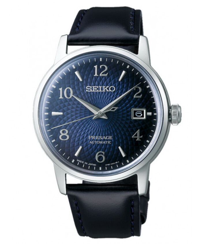 Đồng hồ dây da nam Seiko Presage SRPE43J1