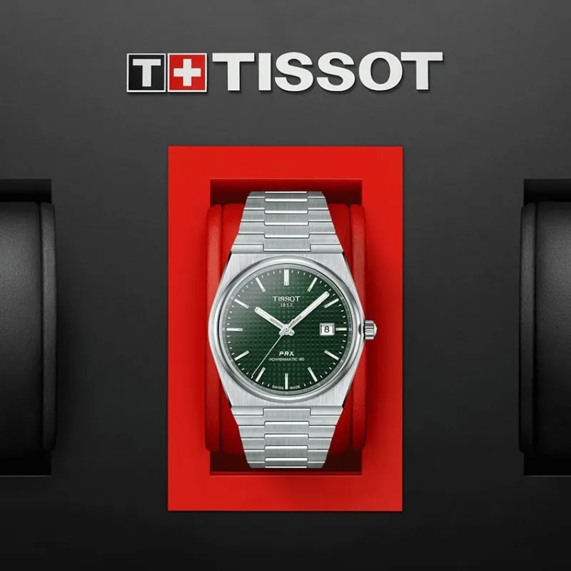 Đồng hồ nam dây kim loại Tissot PRX Powermatic 80 T137.407.11.091.00
