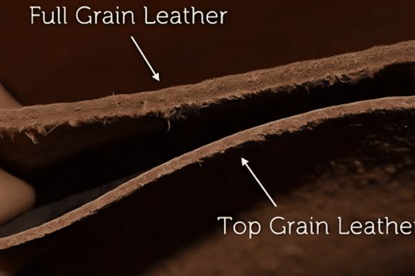 Phân biệt Full Grain và Top Grain