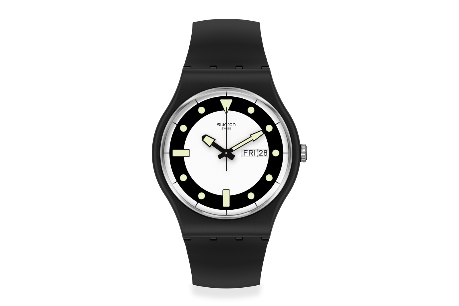 Trong số năm chiếc Swatch mới này thì có ba mẫu là có chức năng hiển thị lịch