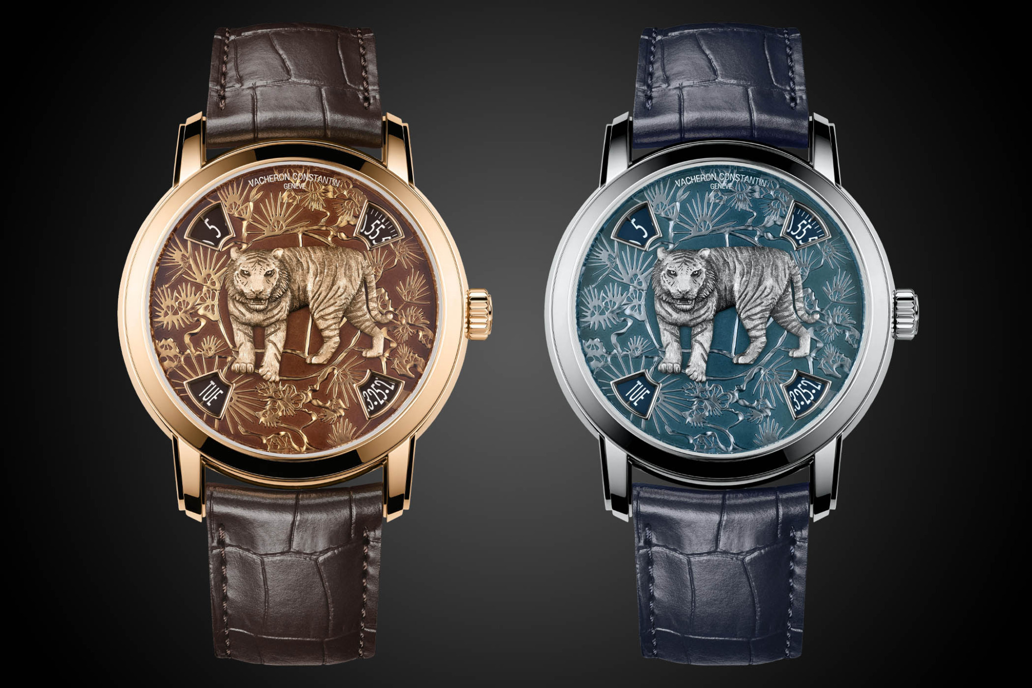 Métiers d’Art The Legend of the Chinese Zodiac sở hữu mặt số với một chú Hổ
