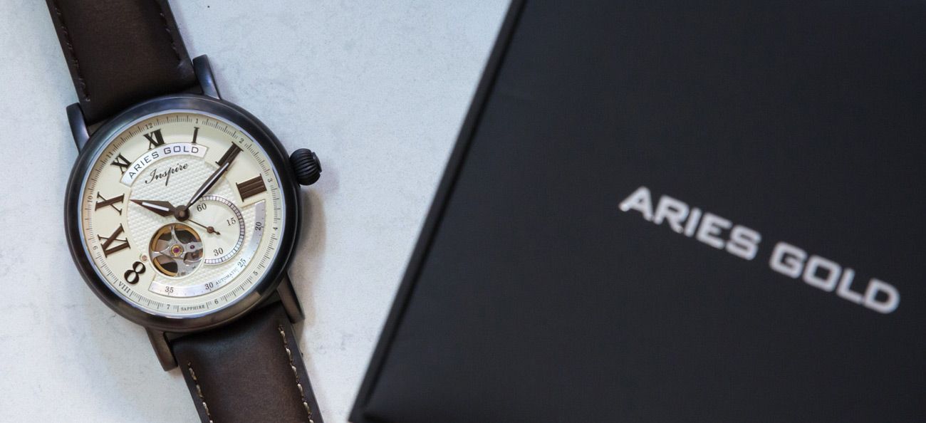 Aries-Gold-Inspire-Gauntlet-Vintage-Watch
