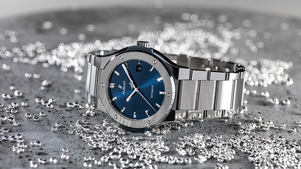 Đồng hồ nữ Hublot Classic Fusion Bracelet Blue