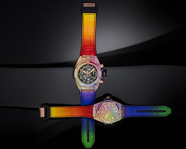 Đồng hồ nữ Hublot Big Bang One Click Rainbow King Gold
