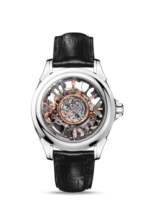 Đồng hồ Platinum on leather strap- 513.93.39.21.99.001