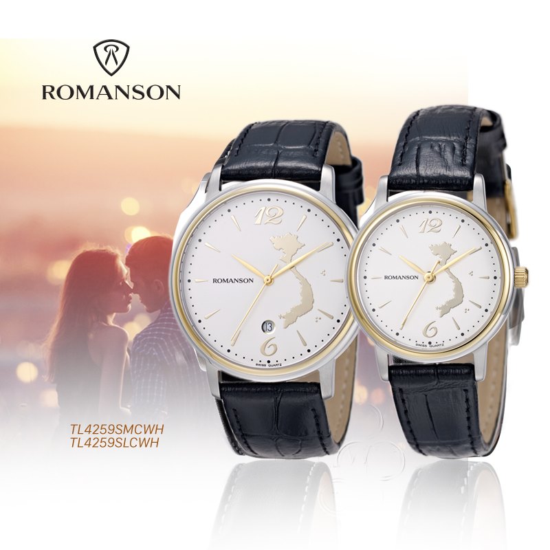 Đồng hồ đôi Romanson Special Edition 2015 TL4259SMCWH + TL4259SLCWH
