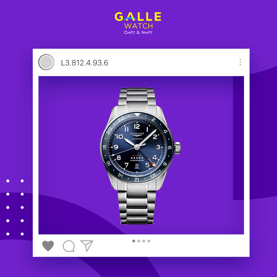 Đồng hồ Longines Spirit Zulu Time L3.812.4.93.6