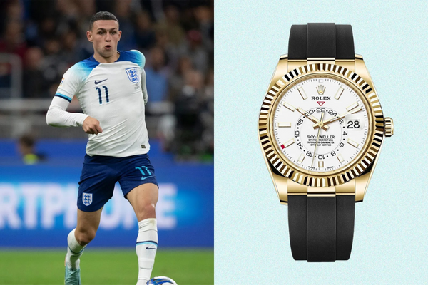 Hạng 9: Phil Foden – 18k yellow gold Rolex Sky-Dweller 326238
