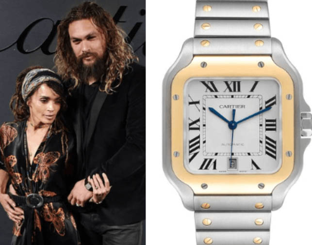Đồng hồ Cartier Santos của Jason Momoa