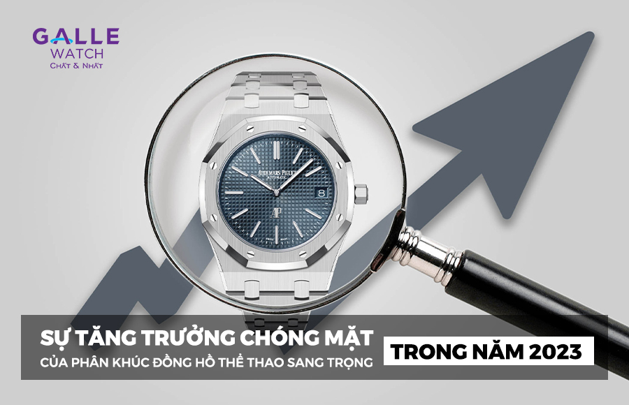 Sự tăng trưởng chóng mặt của phân khúc đồng hồ thể thao sang trọng trong năm 2023