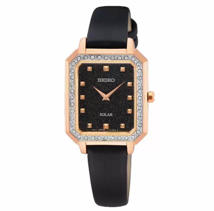 Đồng hồ Seiko nữ mặt vuông SUP446P1