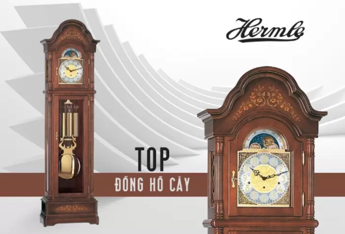 Đồng hồ cây gỗ Hermle có thể giúp căn phòng thêm phần sang trọng, quý phái hơn
