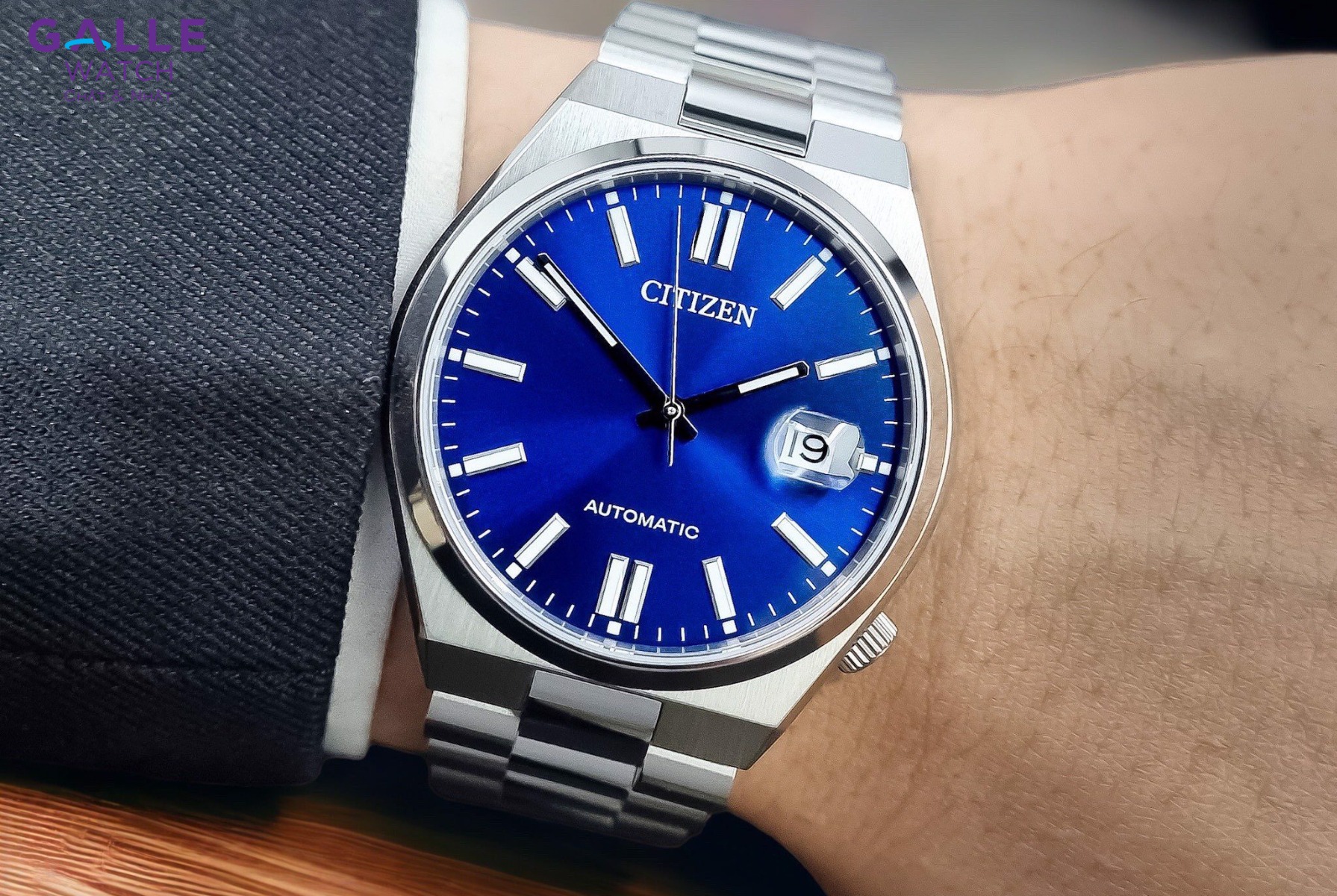 Màu xanh tự do của Citizen Automatic Tsuyosa NJ0150-81L sinh ra là để dành cho những người mang số 5