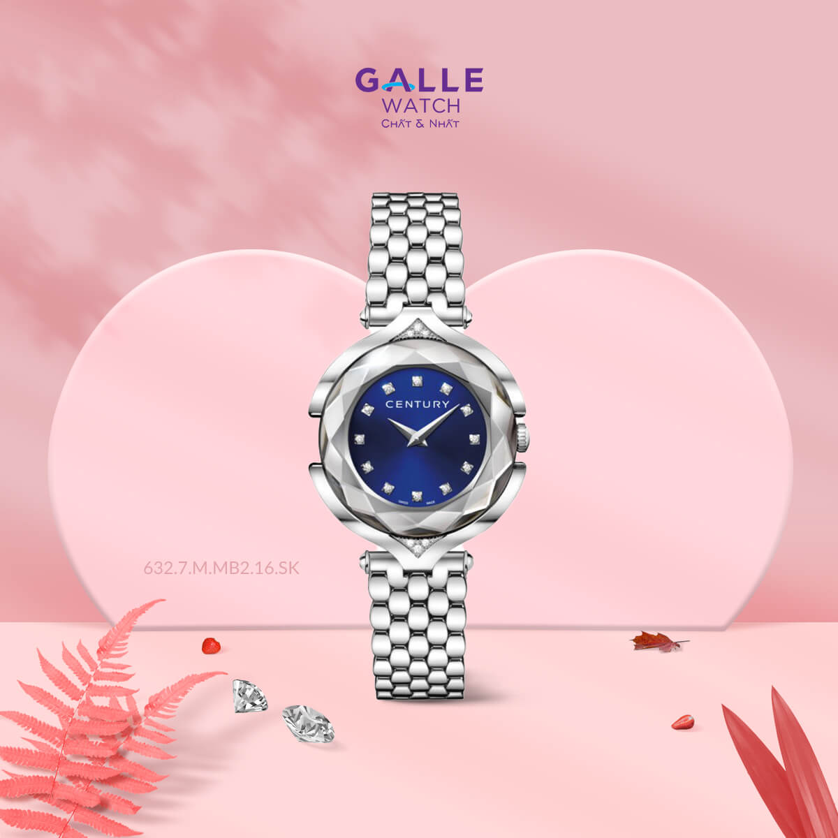 Đồng hồ Century 632.7.M.MB2.16.SK