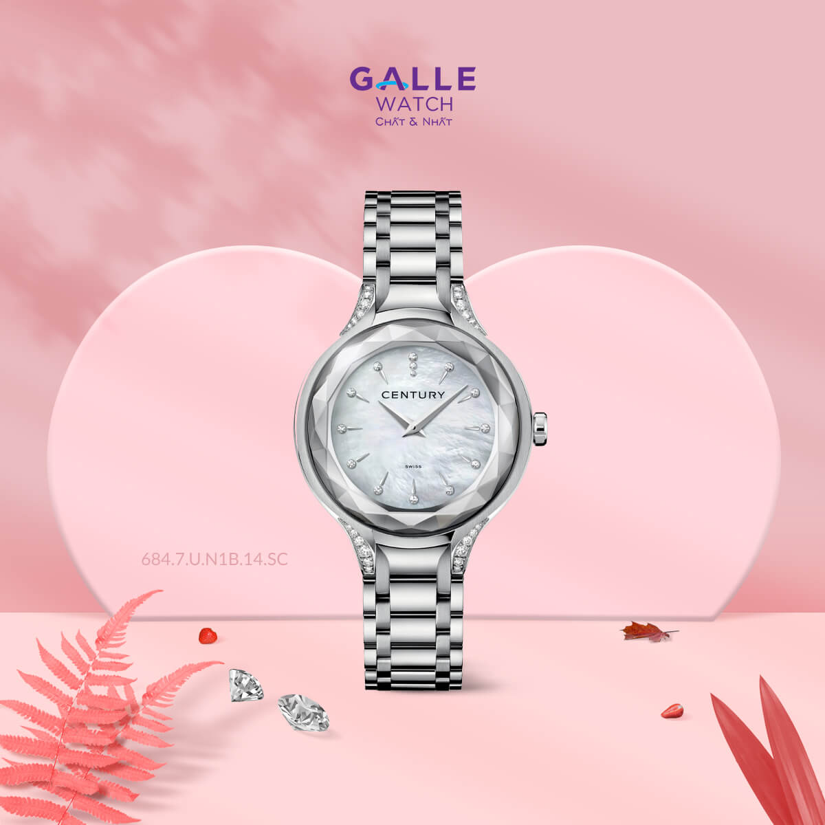 Đồng hồ Century 684.7.U.N1B.14.SC
