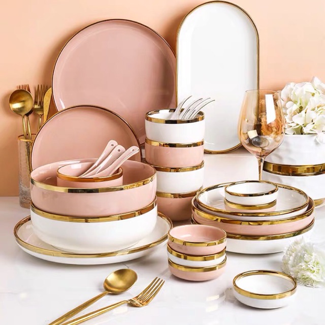 bộ chén bát làm quà tặng tết cho nhân viên