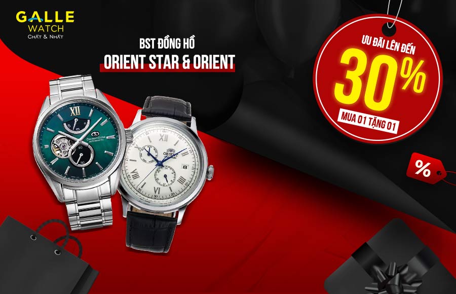 Giảm ngay 30% khi mua đồng hồ Orient