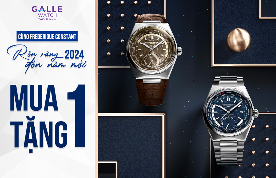 [Mua 01 tặng 01] Cùng Frederique Constant rộn ràng chào đón năm mới 2024