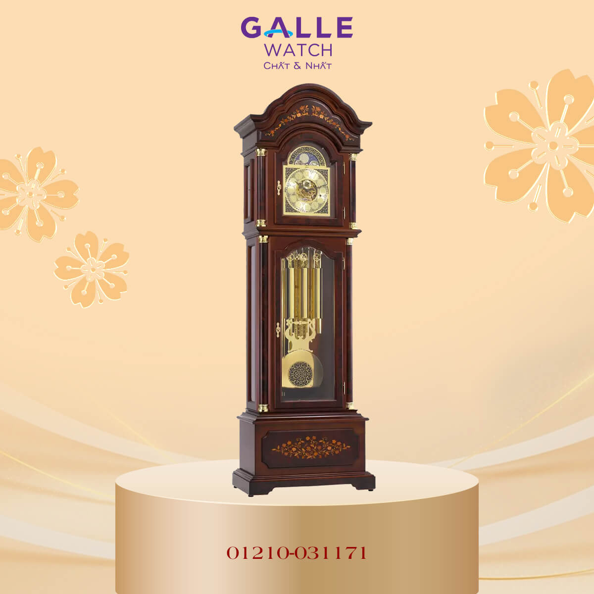 Đồng hồ cây HERMLE 01210-031171