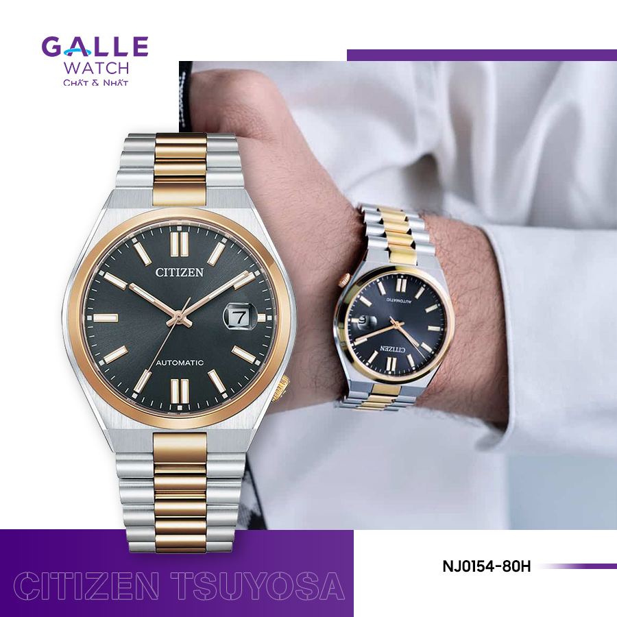 Đồng hồ nam Citizen Automatic C8 Tsuyosa NJ0154-80H