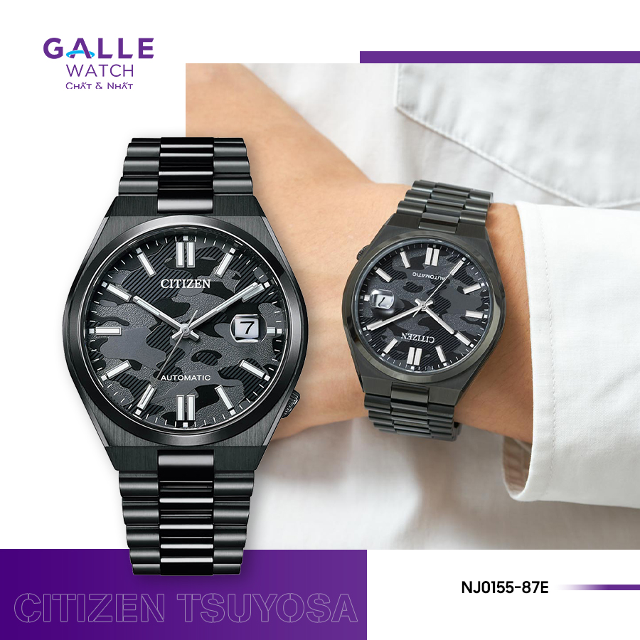 Đồng hồ nam Citizen Automatic C8 Tsuyosa NJ0155-87E