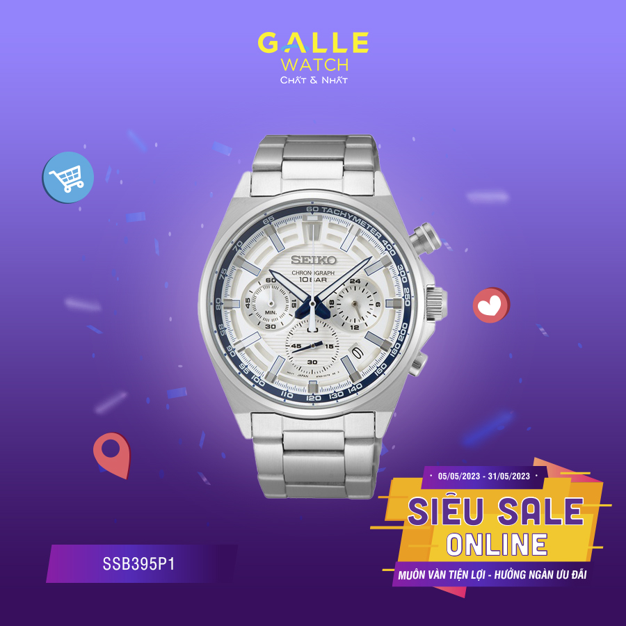 Đồng hồ nam Seiko Chronograph SSB395P1