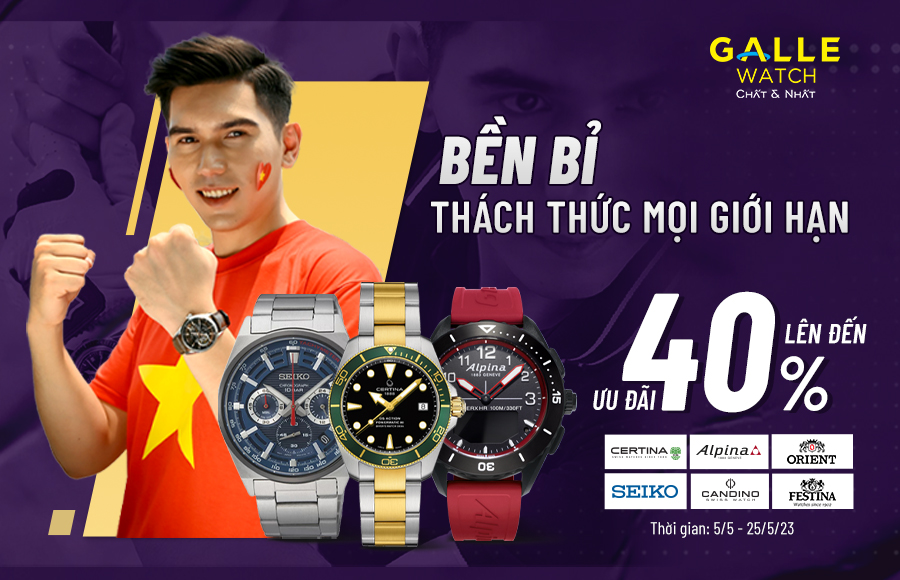 Tuần lễ đồng hồ thể thao 2023 - Bền bỉ chinh phục mọi thử thách