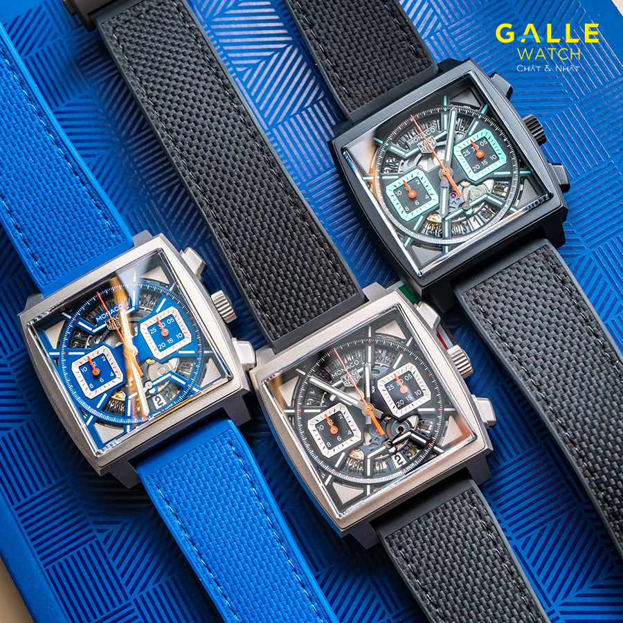 Sản phẩm lộ cơ đầu tiên của TAG Heuer Monaco Chronograph