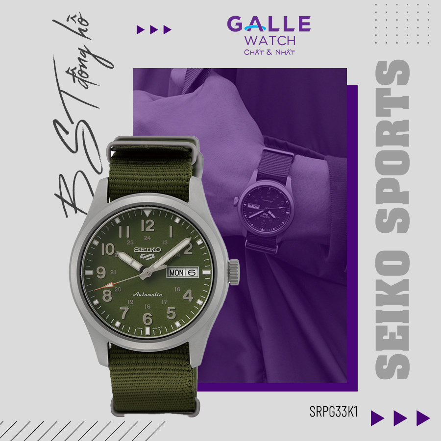 ĐỒNG HỒ NAM SEIKO 5 SPORTS SRPG33K1