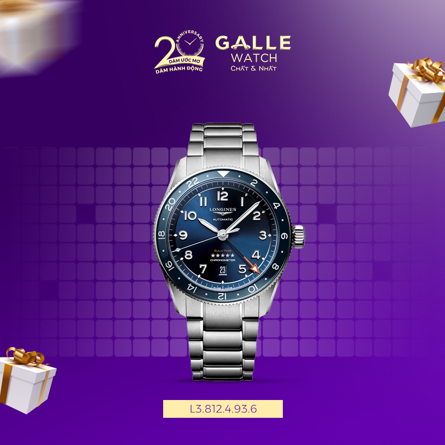 Đồng hồ nam Longines Spirit Zulu Time L3.812.4.93.6