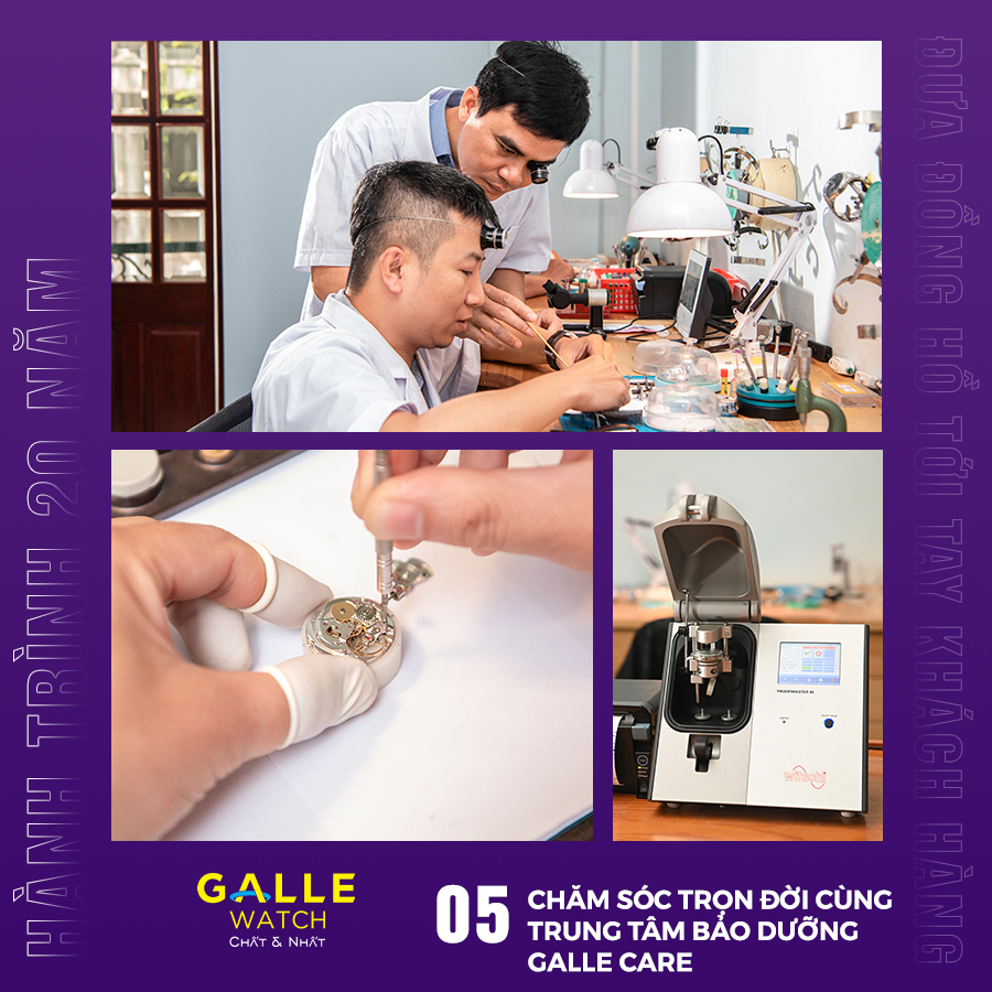 Chăm sóc trọn đời cùng trung tâm bảo dưỡng Galle Care