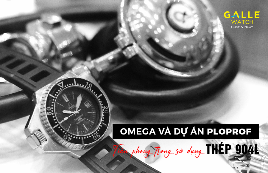 Khởi đầu từ những phiên bản đồng hồ lặn chuyên nghiệp Omega Seamaster