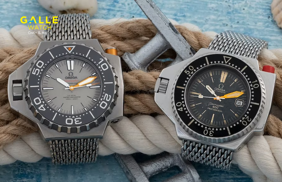 Khởi đầu từ những phiên bản đồng hồ lặn chuyên nghiệp Omega Seamaster 9