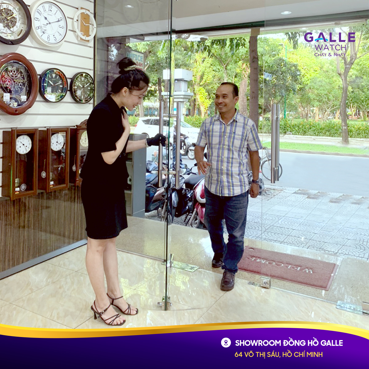 Showroom Đồng hồ Galle 64 Võ Thị Sáu, Hồ Chí Minh - Không gian cao cấp, dịch vụ chuyên nghiệp