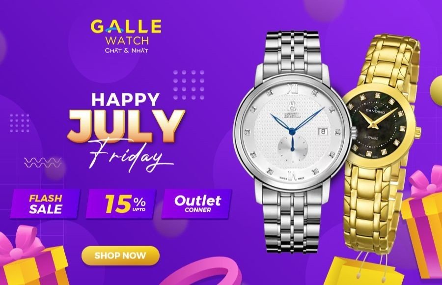 [Happy July Friday] Tháng 7 nắng vàng - Đón ngàn ưu đãi