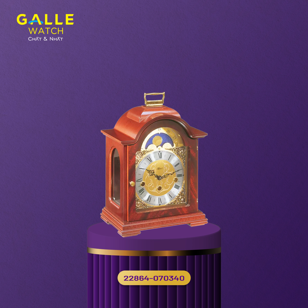 ĐỒNG HỒ ĐỂ BÀN HERMLE 22864-070340