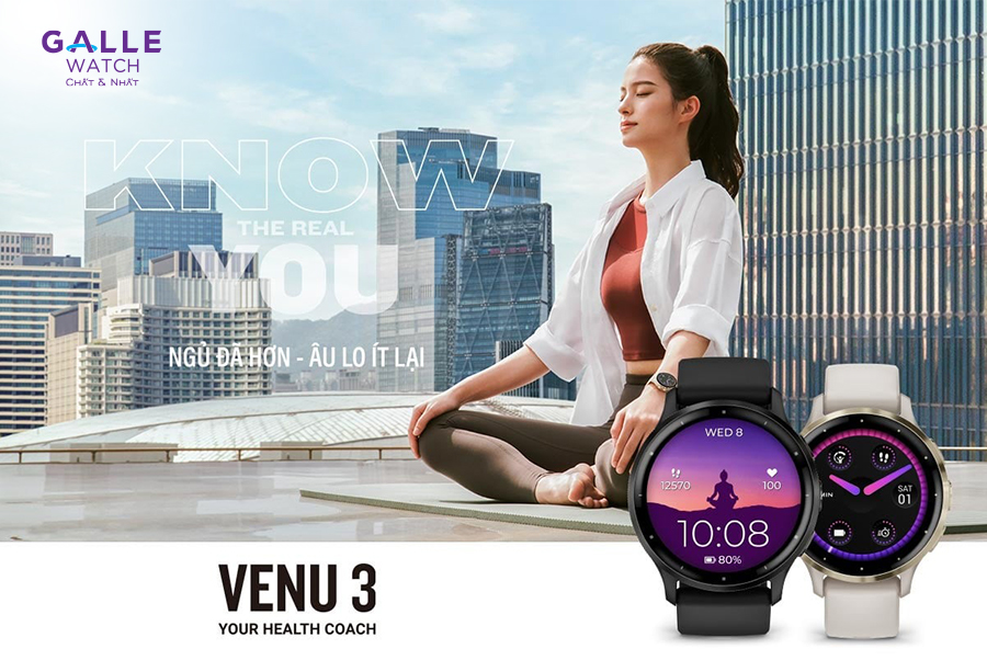 Garmin giới thiệu Venu thế hệ thứ 3: Pin tới 2 tuần, theo dõi giấc ngủ tốt hơn