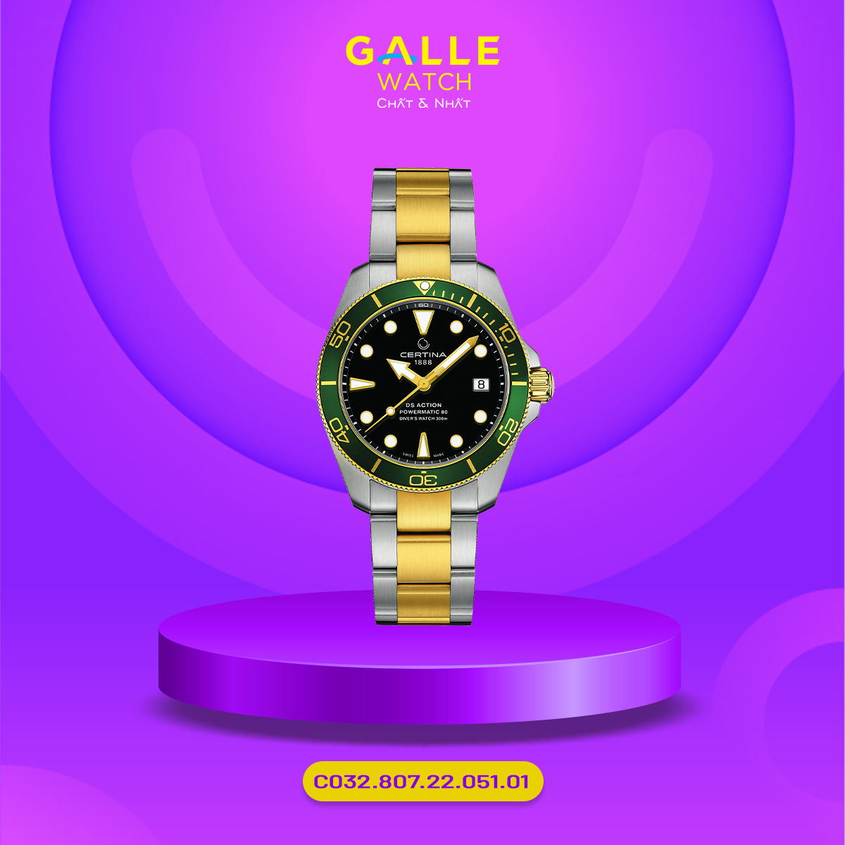 ĐỒNG HỒ NAM CERTINA DS ACTION DIVER C032.807.22.051.01