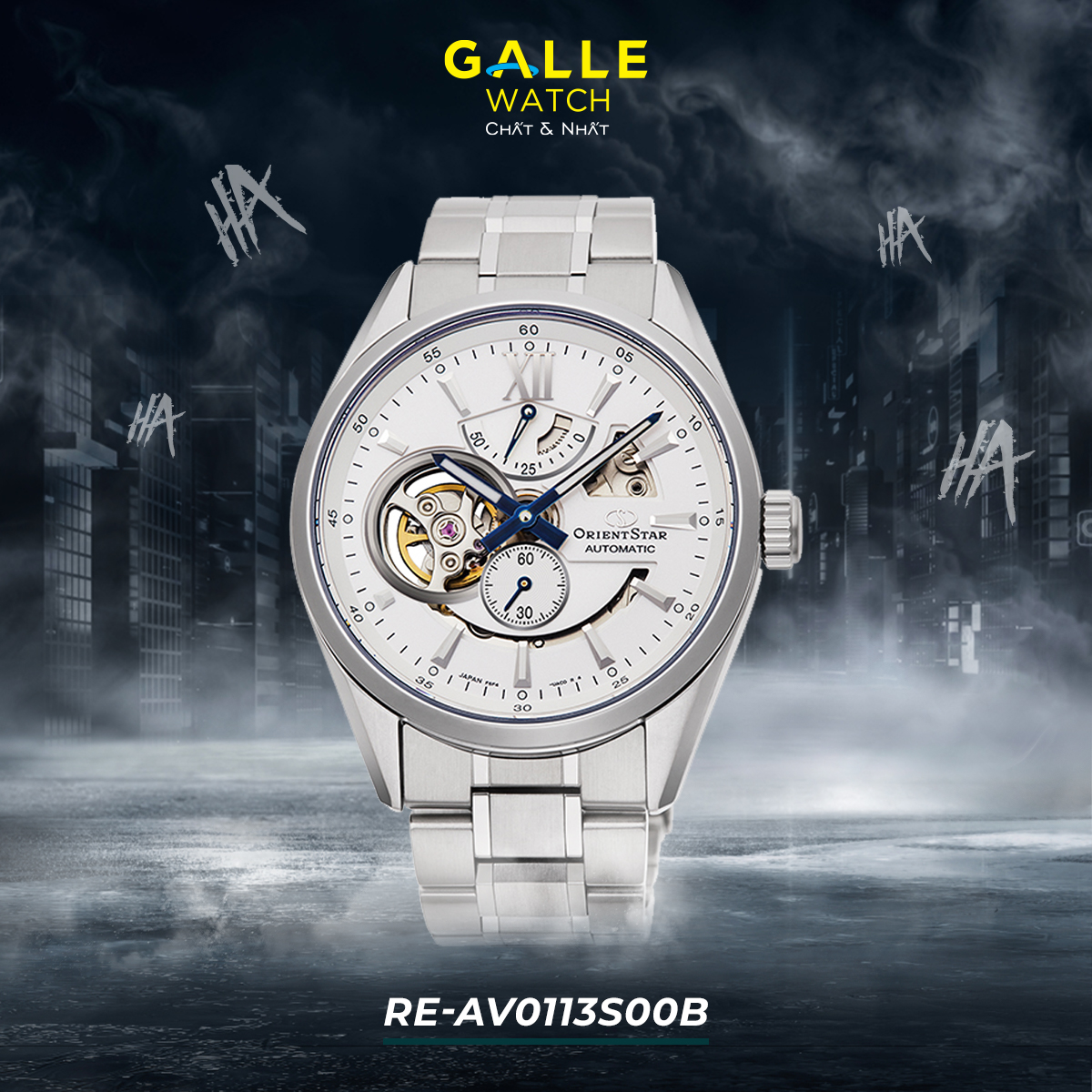 ĐỒNG HỒ ORIENT STAR CLASSIC MECHANICAL CONTEMPORARY SKELETON JOKER RE-AV0113S00B