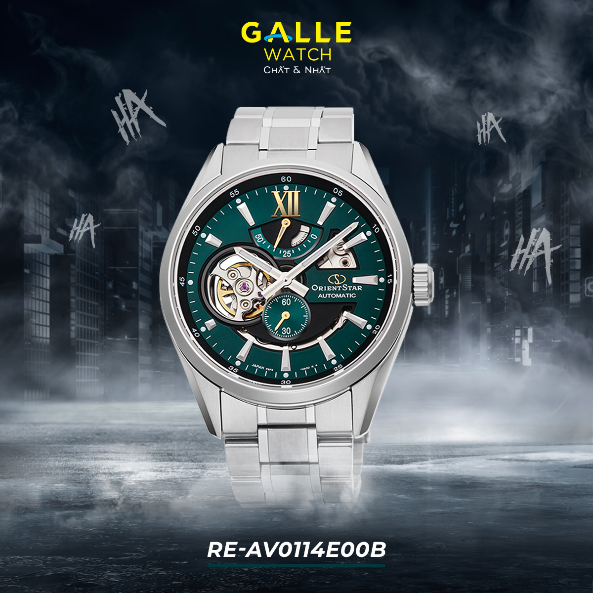 ĐỒNG HỒ ORIENT STAR CLASSIC MECHANICAL CONTEMPORARY SKELETON JOKER RE-AV0114E00B