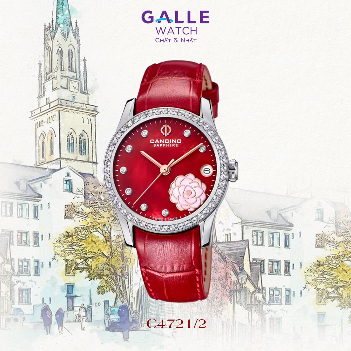 ĐỒNG HỒ NỮ CANDINO LADY ELEGANCE C4721/2