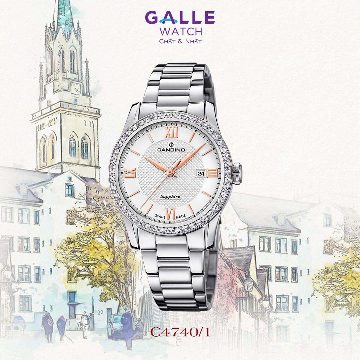ĐỒNG HỒ NỮ CANDINO LADY ELEGANCE C4740/1
