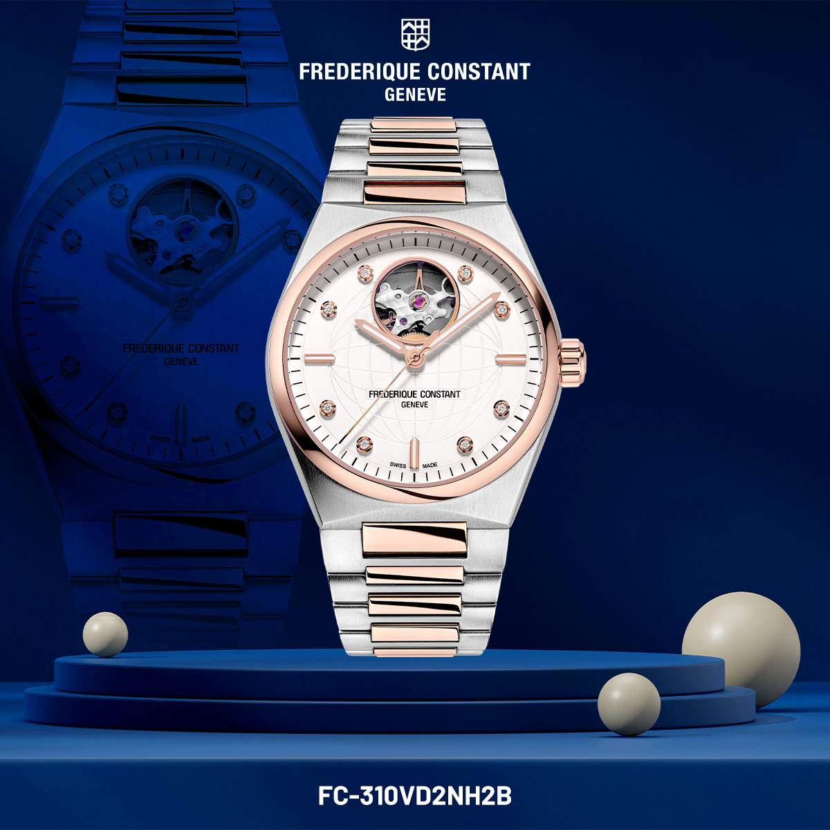 Đồng hồ Frederique Constant Highlife Ladies Automatic Heart Beat FC-310VD2NH2B