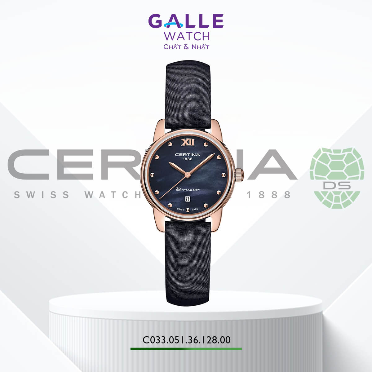 ĐỒNG HỒ NỮ CERTINA DS-8 LADY 27MM C033.051.36.128.00