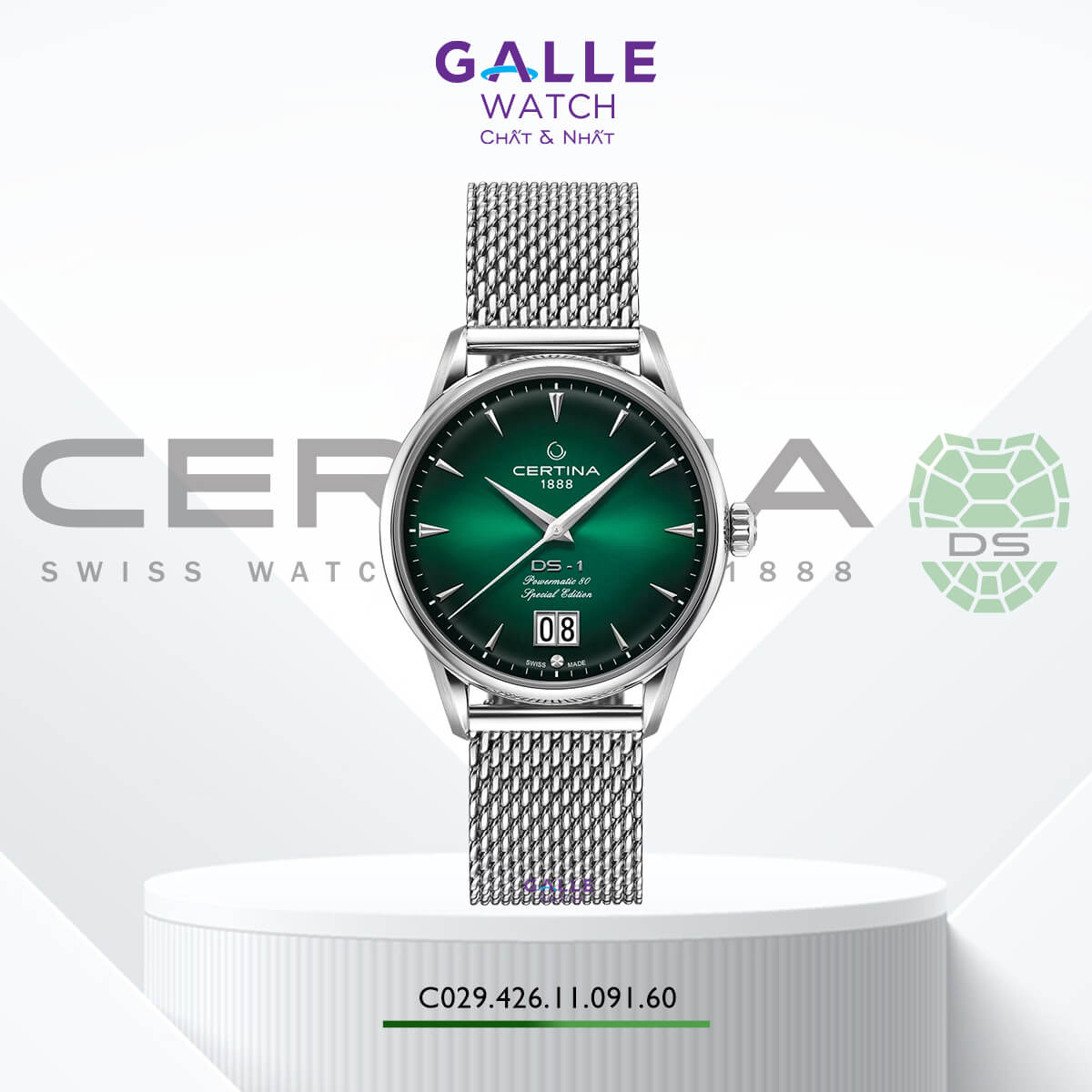 ĐỒNG HỒ NAM CERTINA DS-1 BIG DATE C029.426.11.091.60